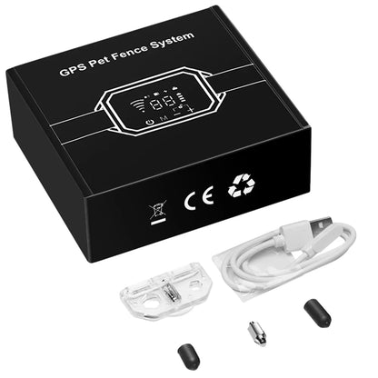 1000M Dog Training Collar Electric GPS Wireless Dog Fence IPX7 Waterproof Electronic Fence Dog Collar for Small Medium Large Dog