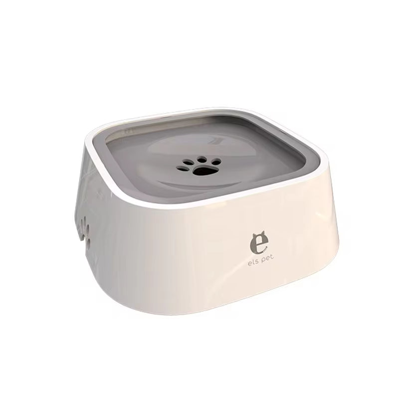 Floating Non-Spill Pet Water Bowl - Anti-Wet Mouth Dog & Cat Drinking Dispenser 