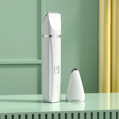 4-in-1 Electric Pet Grooming Clippers - Rechargeable Hair Trimmer & Nail Grinder for Dogs & Cats 