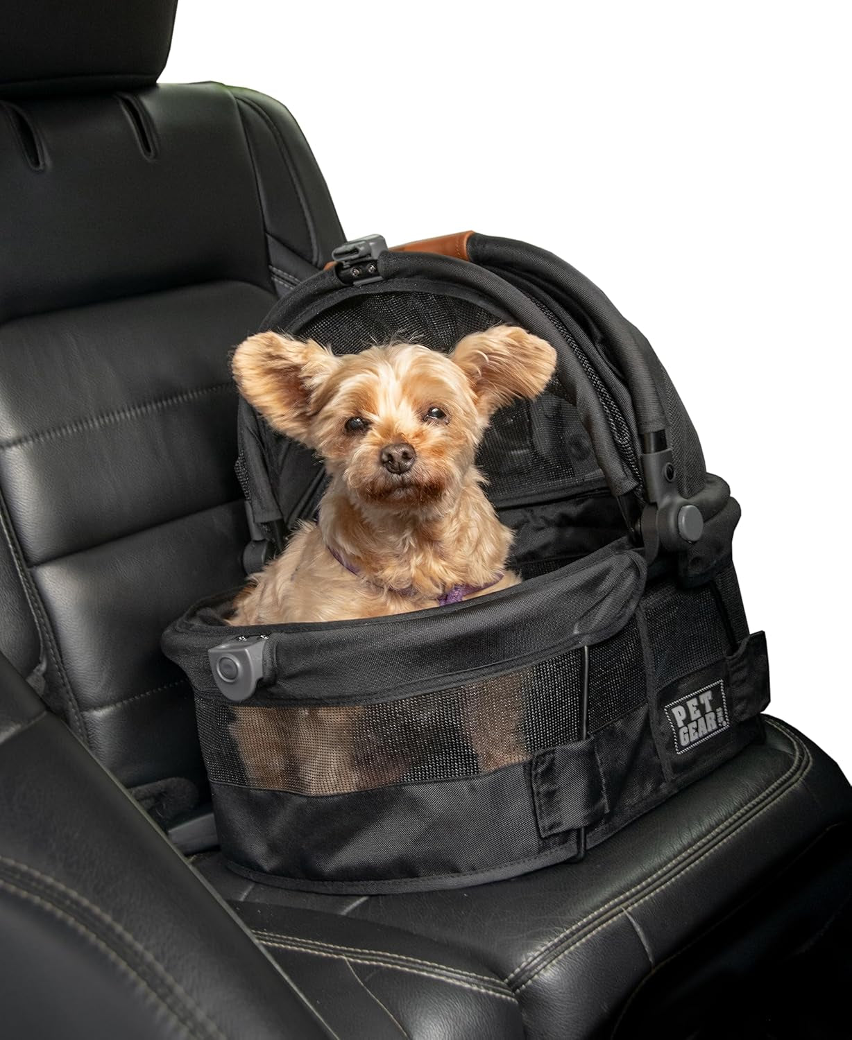 View 360 No-Zip Pet Safety Carrier & Car Seat for Small Dogs & Cats - 20-Inch, 7 Colors