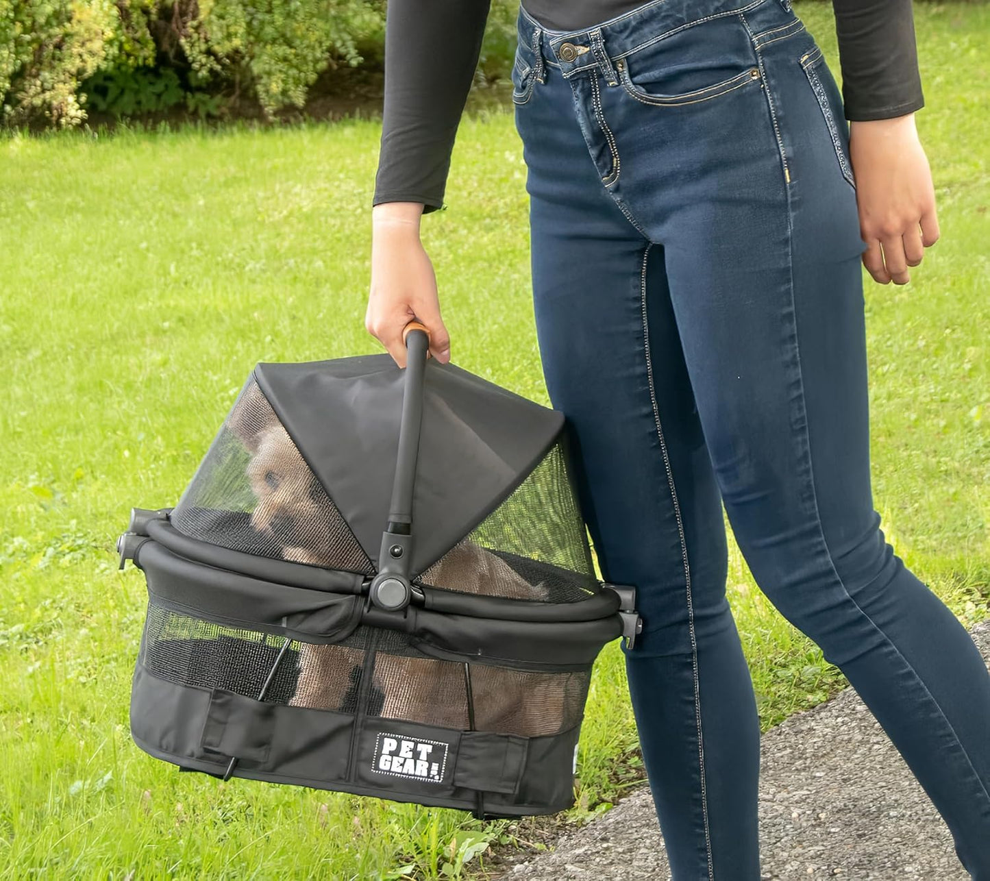 View 360 No-Zip Pet Safety Carrier & Car Seat for Small Dogs & Cats - 20-Inch, 7 Colors