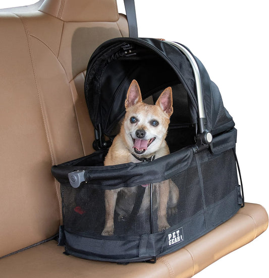 View 360 No-Zip Pet Safety Carrier & Car Seat for Small Dogs & Cats - 20-Inch, 7 Colors