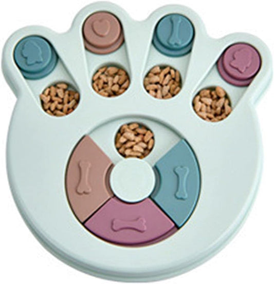 Interactive Slow Feed Dog Bowl Puzzle Toy – Brain Training Feeder for Digestion and Fun
