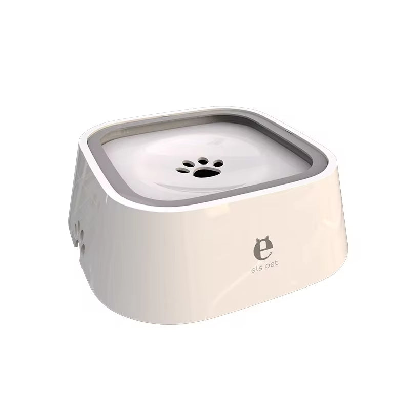 Floating Non-Spill Pet Water Bowl - Anti-Wet Mouth Dog & Cat Drinking Dispenser 