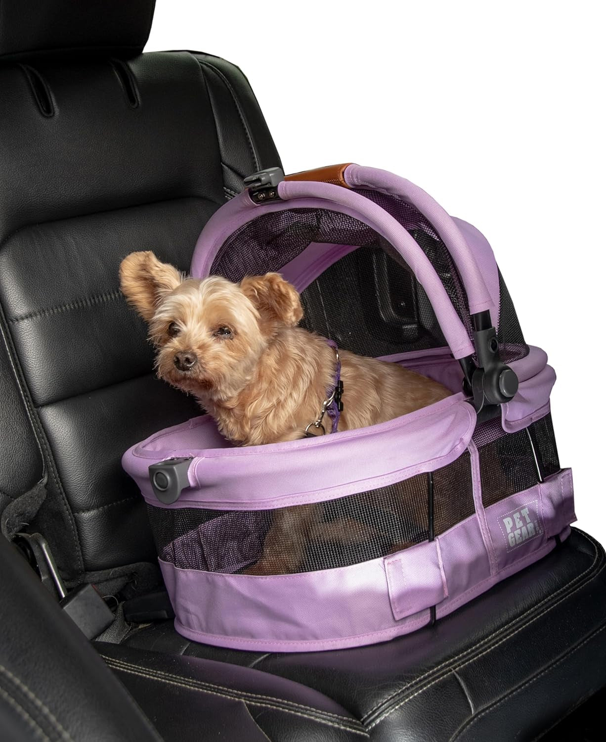 View 360 No-Zip Pet Safety Carrier & Car Seat for Small Dogs & Cats - 20-Inch, 7 Colors