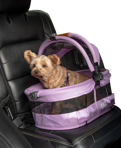 View 360 No-Zip Pet Safety Carrier & Car Seat for Small Dogs & Cats - 20-Inch, 7 Colors