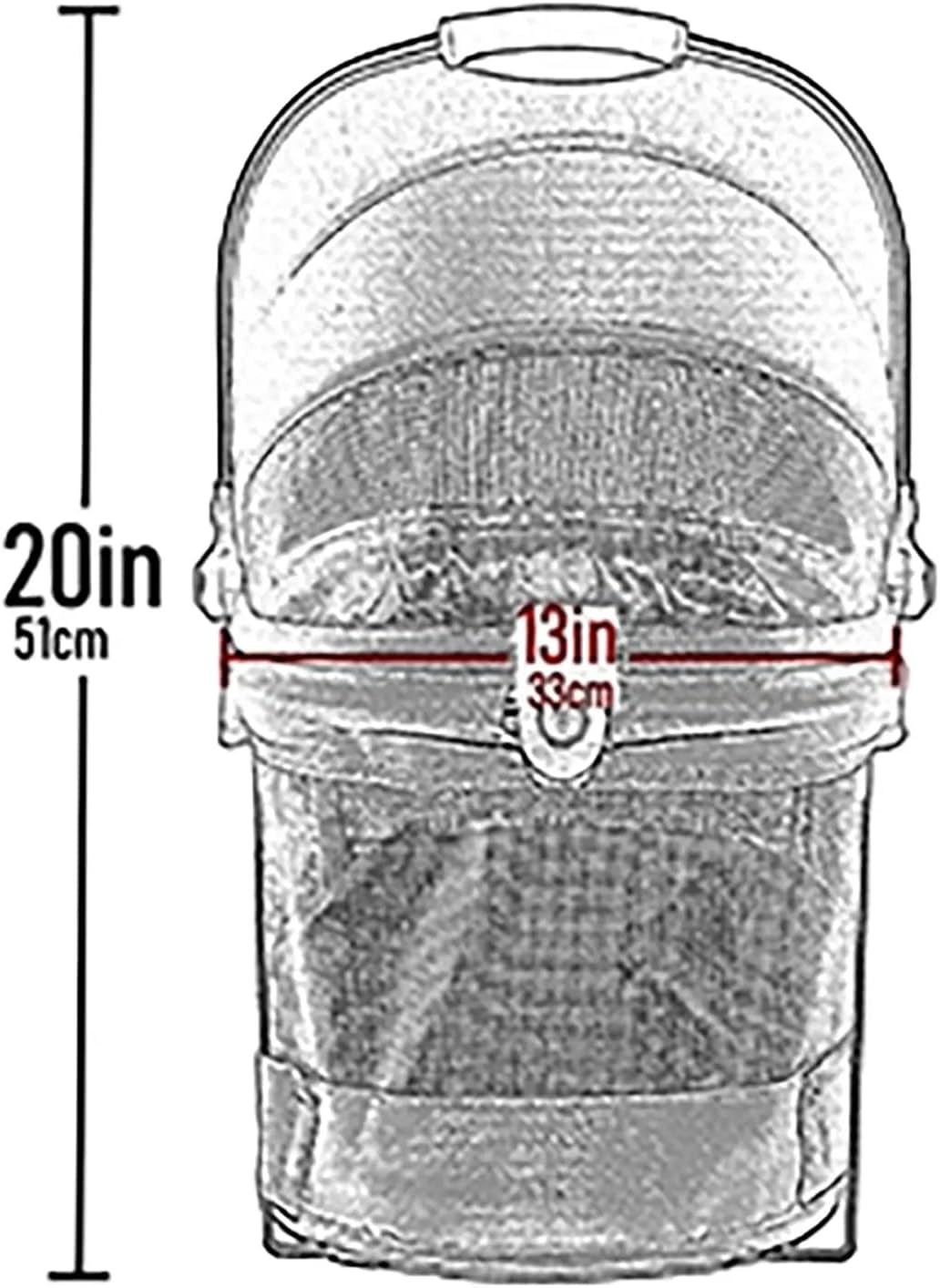 View 360 No-Zip Pet Safety Carrier & Car Seat for Small Dogs & Cats - 20-Inch, 7 Colors