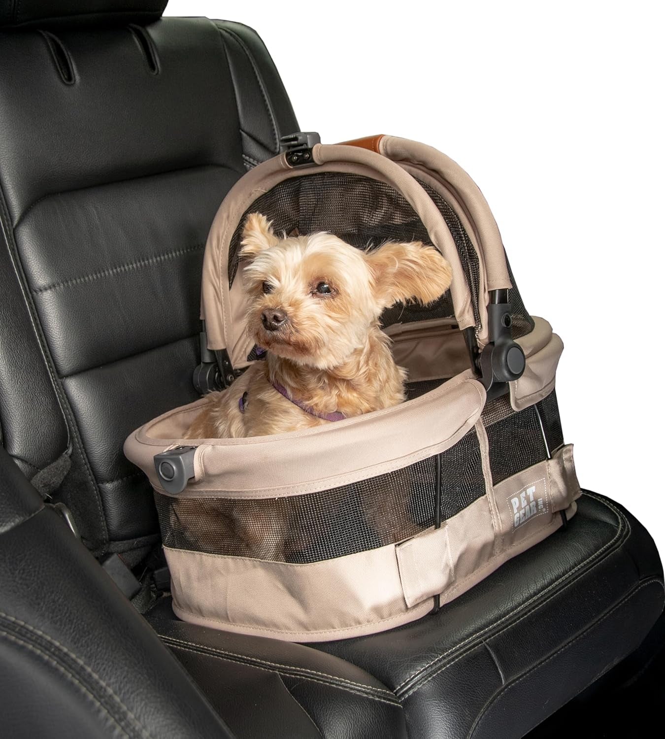 View 360 No-Zip Pet Safety Carrier & Car Seat for Small Dogs & Cats - 20-Inch, 7 Colors