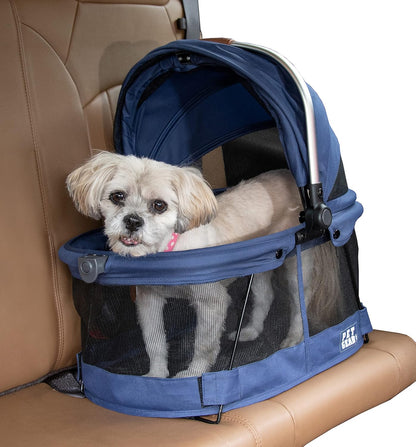 View 360 No-Zip Pet Safety Carrier & Car Seat for Small Dogs & Cats - 20-Inch, 7 Colors