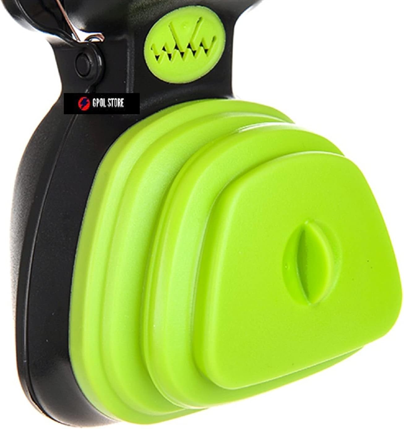 Foldable Dog Pooper Scooper with Waste-Decomposable Bag Dispenser and Leash Clip – Easy Clean Pet Travel Tool